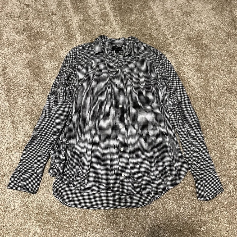 J. Crew Women’s Gingham Blouse